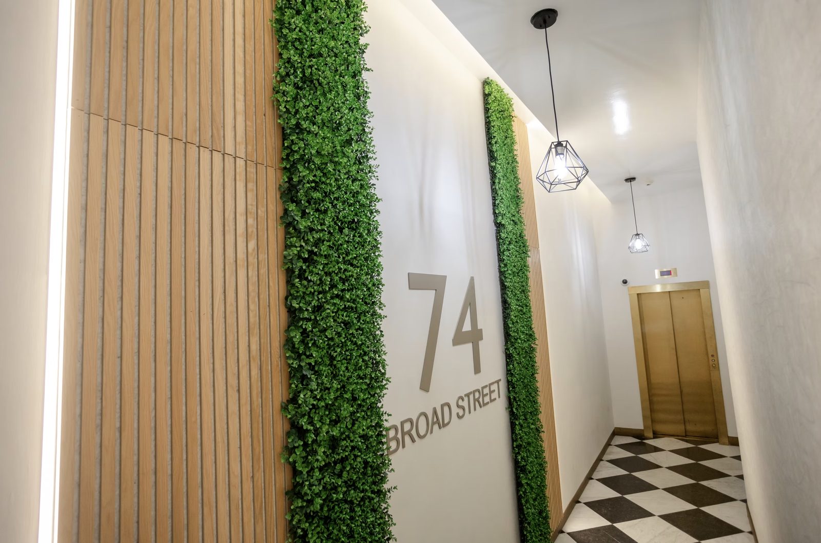 74 Broad Street Lobby & Rooftop Renovation in FiDi NYC